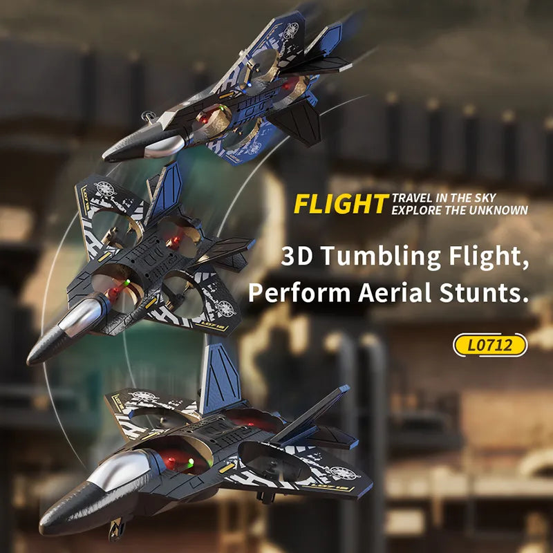 Remote Control Fighter Combat Aircraft With 360 Flip